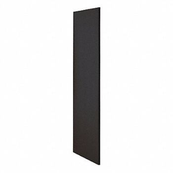 SALSBURY INDUSTRIES End Panel Black 72inH x 24inW x 3/4inD, 39FF30