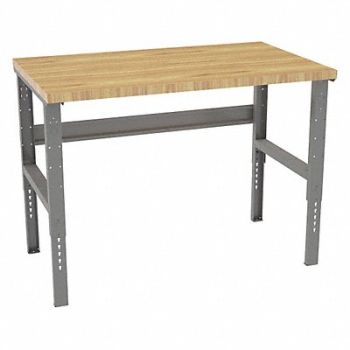 TENNSCO Workbench Butcher Block 60 W 36 D, 39FL20