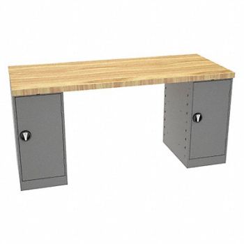 TENNSCO Workbench Butcher Block 72 W 30 D, 39FL80
