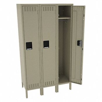 TENNSCO K4142 Wrdrb Lckr 1x3Lckr Sand 66 x36 x18 Assm, 39FM30