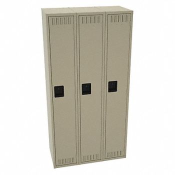 TENNSCO K4150 Wrdrb Lckr 1x3Lckr Sand 72 x36 x18 Assm, 39FM34
