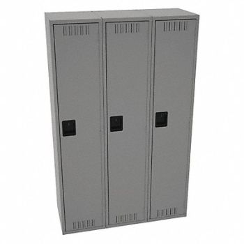 TENNSCO Lckr 1x3Lckr Md Gray 72 x15 x18 Assm, 39FM37