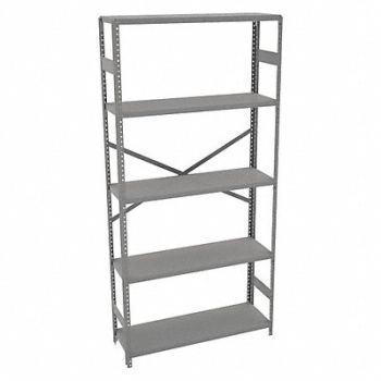 TENNSCO Metal Shlvng Cap 250 lb 12inx72inx36in, 39FM54