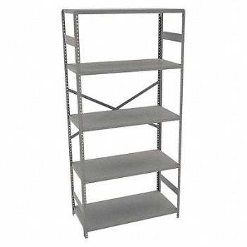 TENNSCO Metal Shlvng Cap 250 lb 18inx72inx36in, 39FM55