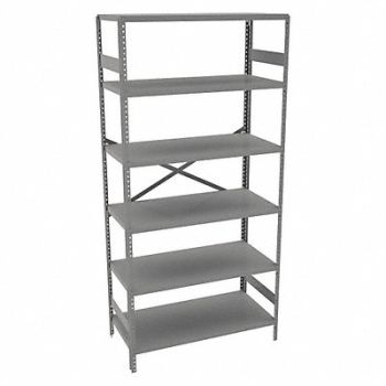 TENNSCO Metal Shlvng Cap 250 lb 18inx72inx36in, 39FM58