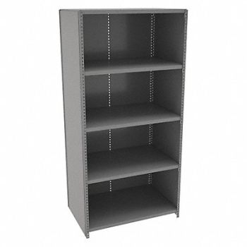 TENNSCO Metal Shlvng Cap 250 lb 24inx72inx36in, 39FM62