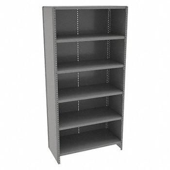 TENNSCO Metal Shlvng Cap 250 lb 18inx72inx36in, 39FM64
