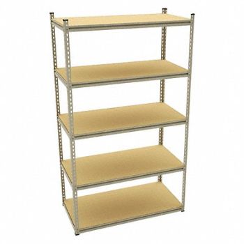 TENNSCO Boltless Shlvng 24x84x48in Stndaln, 39FM70