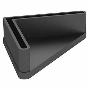 TENNSCO Footplate 2 3/4inx3/4inx1 3/4in Black, 39FM94