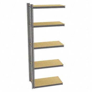 TENNSCO Boltless Shelving 18x96x36in AdOn, 39FN08