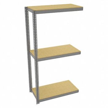 TENNSCO Boltless Shelving 24x96x48in AdOn, 39FN26