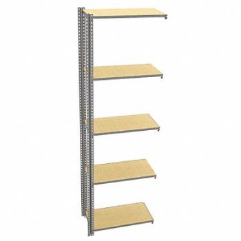 TENNSCO Boltless Shelving 18x120x36in AdOn, 39FN36