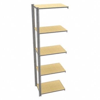 TENNSCO Boltless Shelving 24x120x36in AdOn, 39FN38