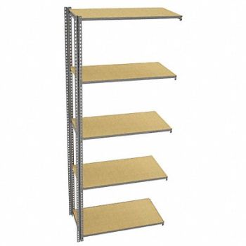 TENNSCO Boltless Shelving 24x120x48in AdOn, 39FN42