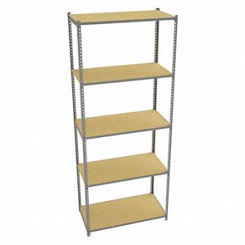 TENNSCO Boltless Shlvng 24x120x48in Strtr, 39FN43