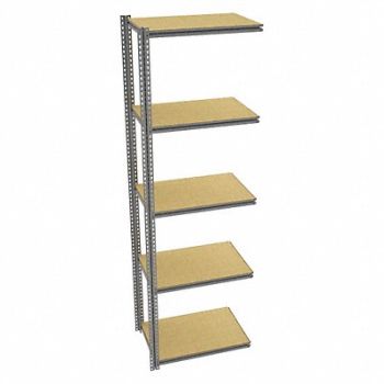 TENNSCO Boltless Shelving 24x120x36in AdOn, 39FN46
