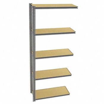 TENNSCO Boltless Shelving 18x120x48in AdOn, 39FN48