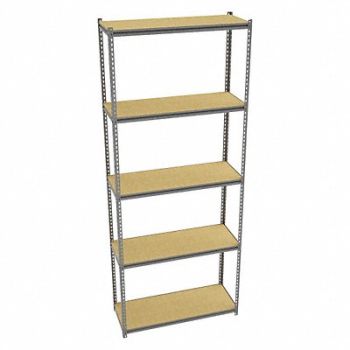 TENNSCO Boltless Shlvng 18x120x48in Strtr, 39FN49