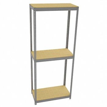 TENNSCO Boltless Shlvng 24x120x48in Strtr, 39FN53