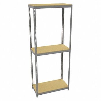 TENNSCO Boltless Shlvng 24x120x48in Strtr, 39FN63