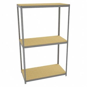 TENNSCO Boltless Shlvng 36x120x72in Strtr, 39FN67