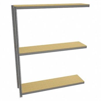 TENNSCO Boltless Shelving 24x120x96in AdOn, 39FN68