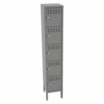 TENNSCO Bx Lckr 5x1Lckr Gray 66 x12 x12 Assm, 39FN72