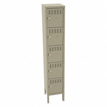 TENNSCO Bx Lckr 5x1Lckr Sand 66 x12 x12 Assm, 39FN73