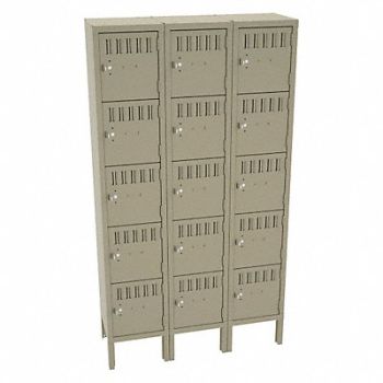 TENNSCO Bx Lckr 5x3Lckr Sand 66 x36 x12 Assm, 39FN75