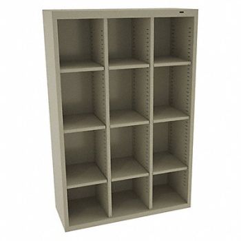 TENNSCO CubiCabnt 13 1/2x54x34 1/2in #Cmpmt 12, 39FN97