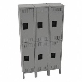 TENNSCO K4143 Lckr 2x3Lckr Md Gray 66 x36 x12 Assm, 39FP11