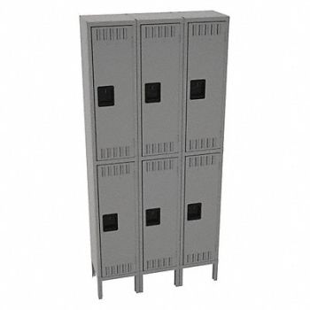 TENNSCO K4164 Lckr 2x3Lckr Md Gray 78 x36 x12 Assm, 39FP15