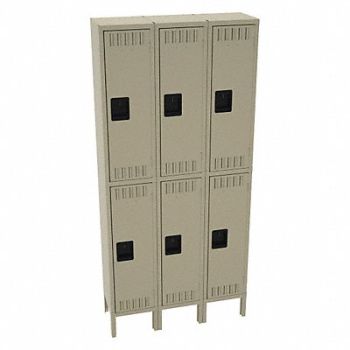 TENNSCO K4164 Wrdrb Lckr 2x3Lckr Sand 78 x36 x12 Assm, 39FP16