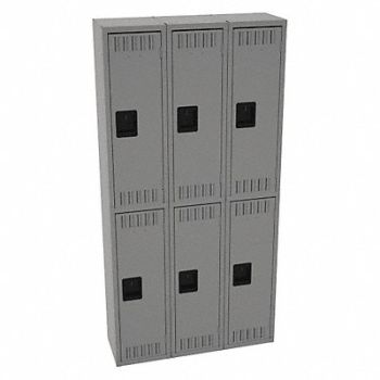 TENNSCO K4155 Lckr 2x3Lckr Md Gray 72 x36 x12 Assm, 39FP19