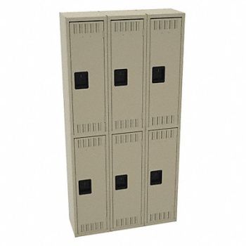 TENNSCO K4155 Wrdrb Lckr 2x3Lckr Sand 72 x36 x12 Assm, 39FP20