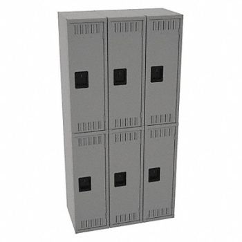 TENNSCO K4157 Lckr 2x3Lckr Md Gray 72 x36 x18 Assm, 39FP29