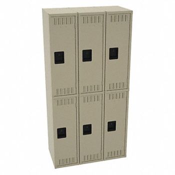 TENNSCO K4157 Wrdrb Lckr 2x3Lckr Sand 72 x36 x18 Assm, 39FP30