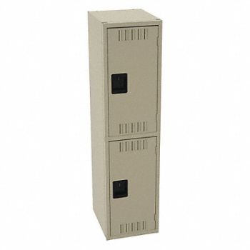 TENNSCO Wrdrb Lckr 2x1Lckr Sand 60 x36 x18 Assm, 39FP32