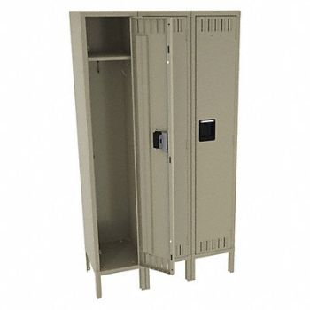 TENNSCO K4141 Wrdrb Lckr 1x3Lckr Sand 66 x36 x15 Assm, 39FP38
