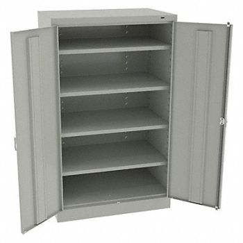 TENNSCO K3842 Storage Cabinet 60 x36 x24 LtGry 4Shlv, 39FP44