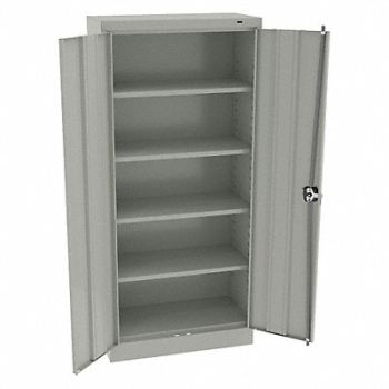 TENNSCO K3834 Storage Cabinet 66 x30 x15 LtGry 4Shlv, 39FP53