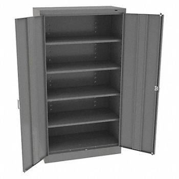 TENNSCO K3836 Storage Cabinet 66 x36 x18 MdGry 4Shlv, 39FP59