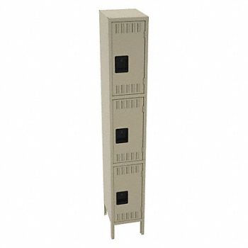 TENNSCO F2269 Wrdrb Lckr 3x1Lckr Sand 78 x12 x15 Assm, 39FP64