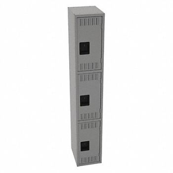 TENNSCO K4153 Lckr 3x1Lckr Md Gray 72 x12 x15 Assm, 39FP67