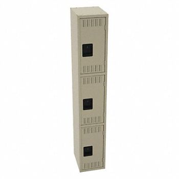 TENNSCO K4153 Wrdrb Lckr 3x1Lckr Sand 72 x12 x15 Assm, 39FP68
