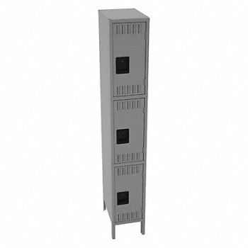 TENNSCO K4164 Lckr 3x1Lckr Md Gray 78 x12 x18 Assm, 39FP69