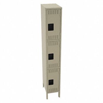 TENNSCO K4164 Wrdrb Lckr 3x1Lckr Sand 78 x12 x18 Assm, 39FP70