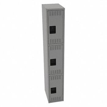 TENNSCO K4154 Lckr 3x1Lckr Md Gray 72 x12 x18 Assm, 39FP73