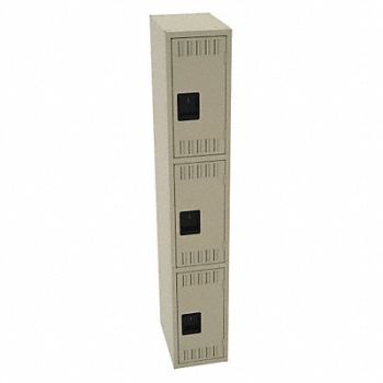 TENNSCO K4154 Wrdrb Lckr 3x1Lckr Sand 72 x12 x18 Assm, 39FP74