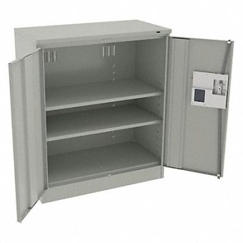 TENNSCO K3830 Storage Cabinet 42 x36 x18 LtGry 2Shlv, 39FP96